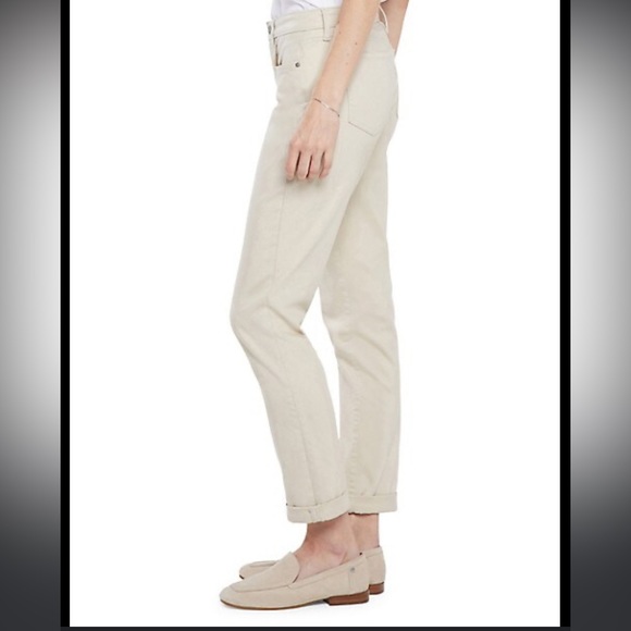 D.Jeans strait leg beige for women - Picture 1 of 6